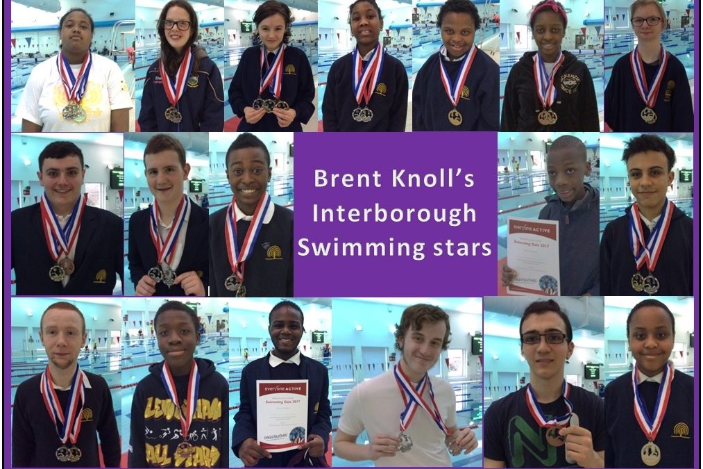 Brent Knoll Interborough swimming team
